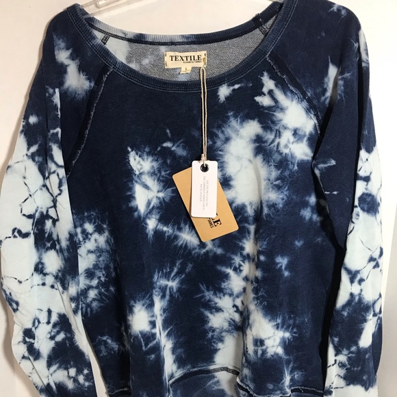 BNWT Textile Elizabeth and James Tie Dye sweatshirt L - Picture 3 of 6